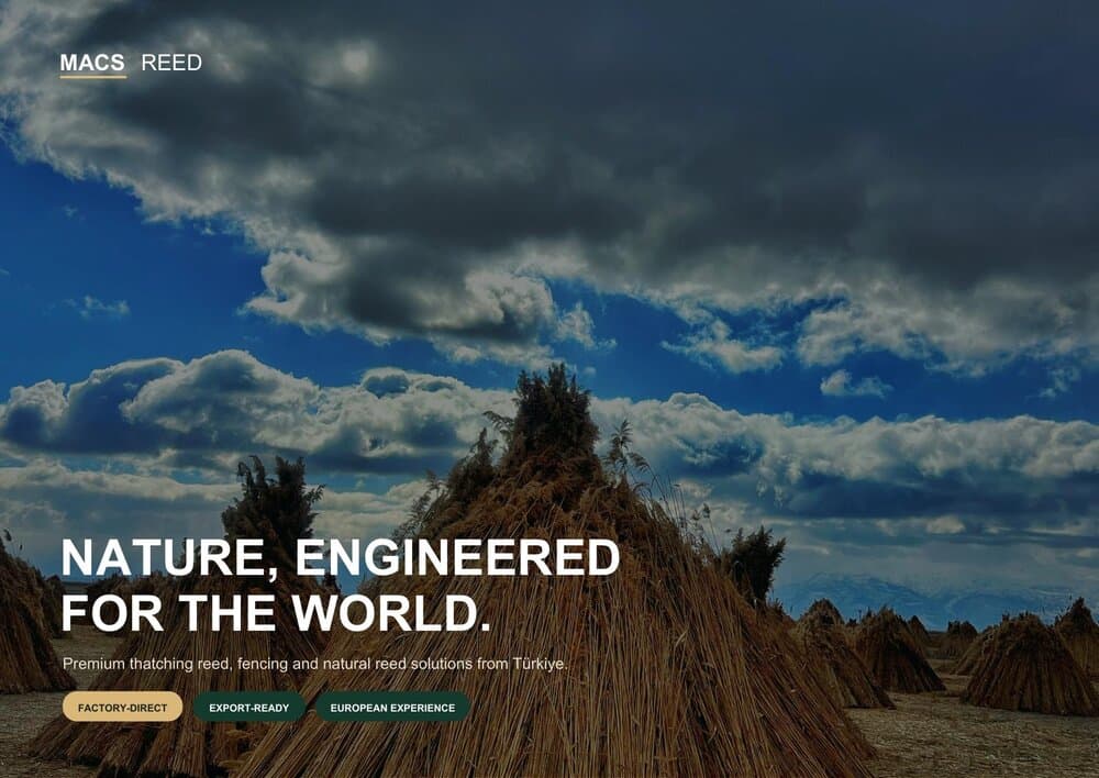 MACS Reed — Product Brochure cover