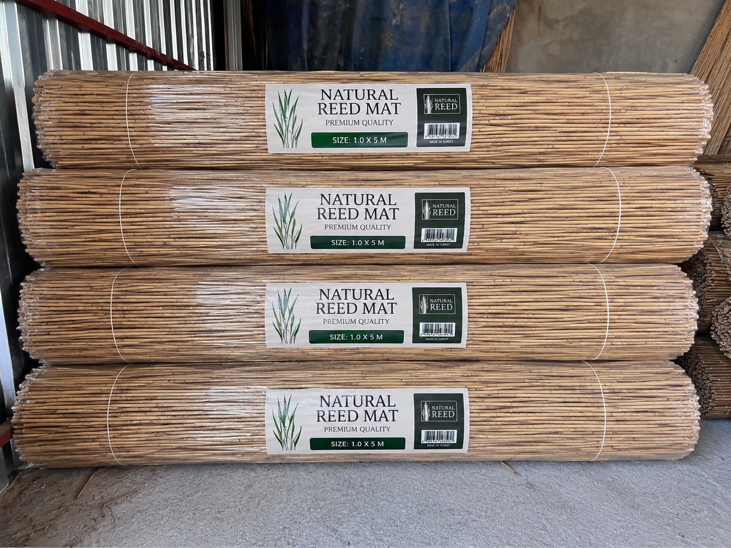 Decorative OEM reed products stacked